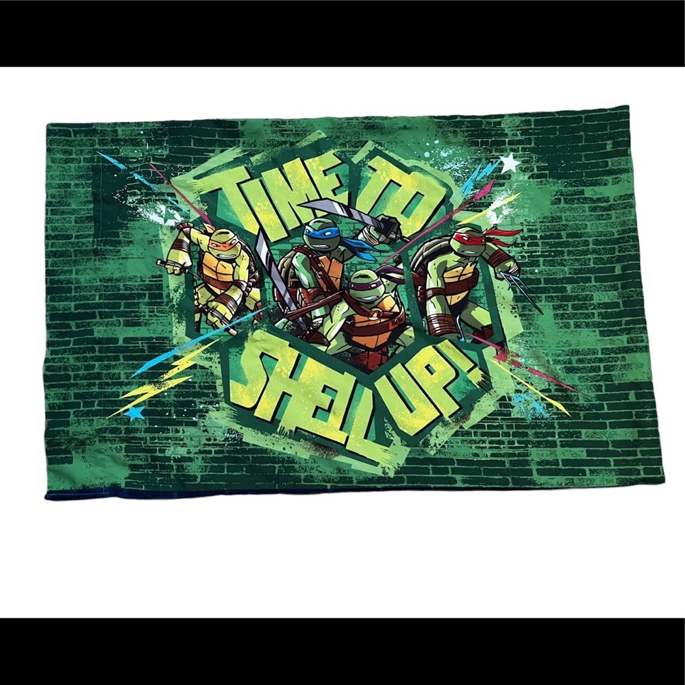 Childrens king size Teenage Mutant Ninja Turtle  pillow case 30x18 One Case Only